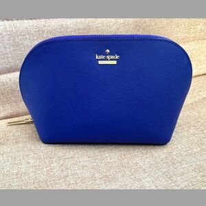 Kate Spade Cameron Street Abalene Cosmetic Case in Night Life Blue